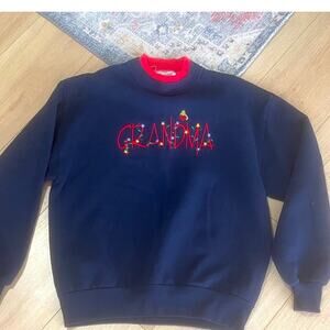 Vintage Grandma' size Large woman's cotton Sweater